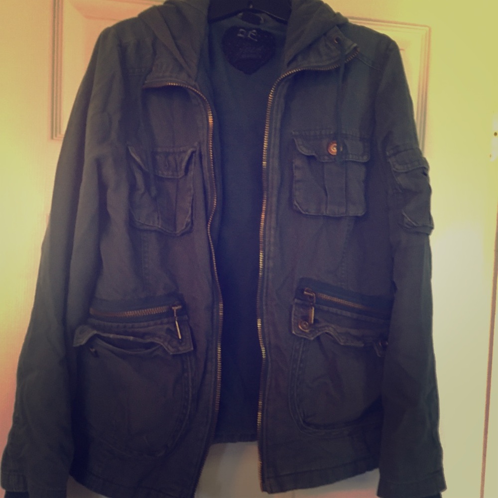 Blue Cargo Jacket